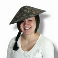Asian Sun Hat w/ Braid